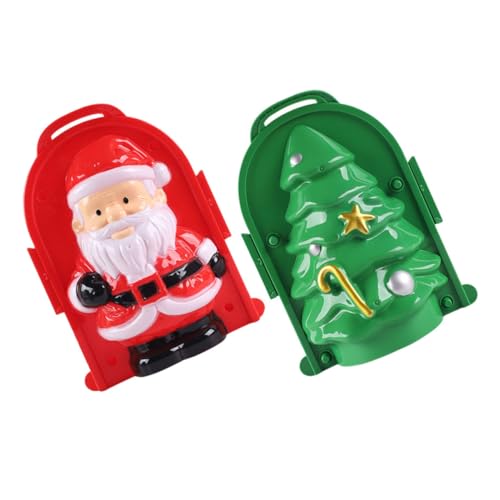 BESPORTBLE 2 Stück Schneeclip für Tragbare Schneeballformer mit Weihnachtsbaum und Weihnachtsmann Design für Winterliche im Freien BESPORTBLE 2 Stück Schneeclip für Tragbare Schneeballformer mit Weihnachtsbaum und Weihnachtsmann Design für Winterliche im Freien von BESPORTBLE