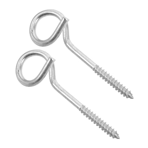 BESPORTBLE 2 Stück Schwerlast Schraubhaken für Holzbalken Deckenhaken Edelstahl Aufhängung für Hängesessel Schaukelhaken mit Hoher Tragkraft Einfache Montage BESPORTBLE 2 Stück Schwerlast Schraubhaken für Holzbalken Deckenhaken Edelstahl Aufhängung für Hängesessel Schaukelhaken mit Hoher Tragkraft Einfache Montage von BESPORTBLE