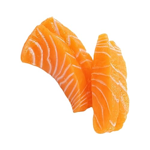 BESPORTBLE 2 Stück Simulierte Lachsfilet Modelle Künstliche Sushi Deko für Küche Fotografie Requisiten und Ausstellungszwecke Material Lebensnahe Gestaltung BESPORTBLE 2 Stück Simulierte Lachsfilet Modelle Künstliche Sushi Deko für Küche Fotografie Requisiten und Ausstellungszwecke Material Lebensnahe Gestaltung von BESPORTBLE