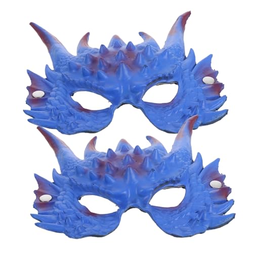 BESPORTBLE 2 Stück Teiliges Asiatisches Drachenkopf masken Realistische Blaue Tiermaske Vielseitig für Halloween Karneval und Cosplay Leicht Tragbar für Festlichkeiten und Maskeraden BESPORTBLE 2 Stück Teiliges Asiatisches Drachenkopf masken Realistische Blaue Tiermaske Vielseitig für Halloween Karneval und Cosplay Leicht Tragbar für Festlichkeiten und Maskeraden von BESPORTBLE