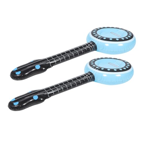 BESPORTBLE 2 Stück Teiliges Aufblasbares Banjo PVC Musikinstrument Party Deko Bühne Robust Sicher für Spielspaß Bühnenrequisit von BESPORTBLE