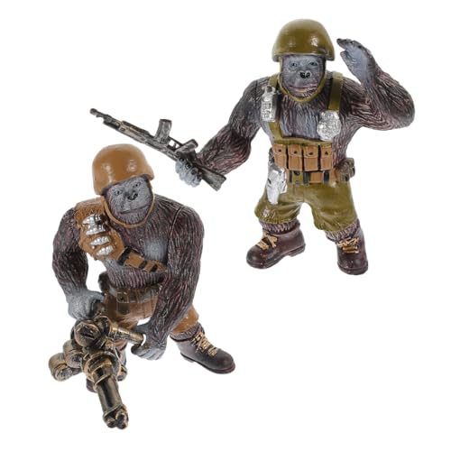 BESPORTBLE 2 Stück Teiliges Chimpansen Tierfigur Set Kleine Detailreiche Kunststofffiguren Stabile Deko Kreatives Geburtstagsgeschenk für Ab Jahren Realistische Affen Skulpturen für Spiel BESPORTBLE 2 Stück Teiliges Chimpansen Tierfigur Set Kleine Detailreiche Kunststofffiguren Stabile Deko Kreatives Geburtstagsgeschenk für Ab Jahren Realistische Affen Skulpturen für Spiel von BESPORTBLE