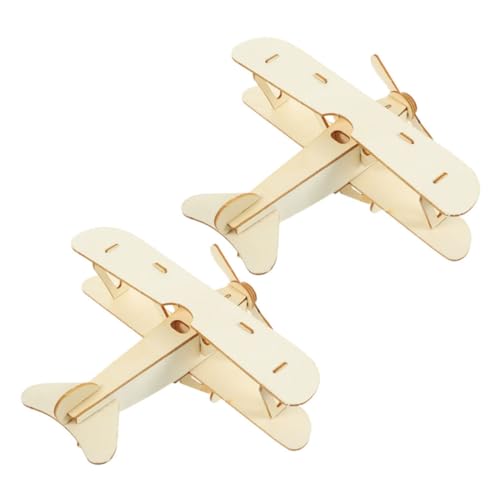 BESPORTBLE 2 Stück Teiliges DIY Holzflugzeug Modellset Bastelspielzeug für Malbare Holzflugzeuge für Kreatives Lernen und Interaktives Fördert und Künstlerische Ausdruckskraft BESPORTBLE 2 Stück Teiliges DIY Holzflugzeug Modellset Bastelspielzeug für Malbare Holzflugzeuge für Kreatives Lernen und Interaktives Fördert und Künstlerische Ausdruckskraft von BESPORTBLE