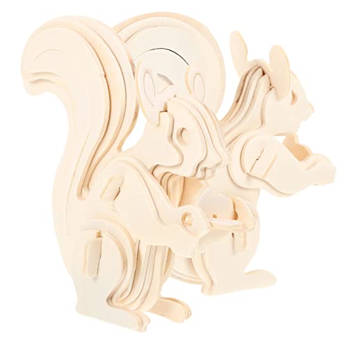 BESPORTBLE 2 Stück Teiliges DIY Holzpuzzle für Selbstmontierbares Tiermodell Eichhörnchen Pädagogisches Holzspielzeug Dekoratives Puzzle für Spiel und Lernspaß BESPORTBLE 2 Stück Teiliges DIY Holzpuzzle für Selbstmontierbares Tiermodell Eichhörnchen Pädagogisches Holzspielzeug Dekoratives Puzzle für Spiel und Lernspaß von BESPORTBLE