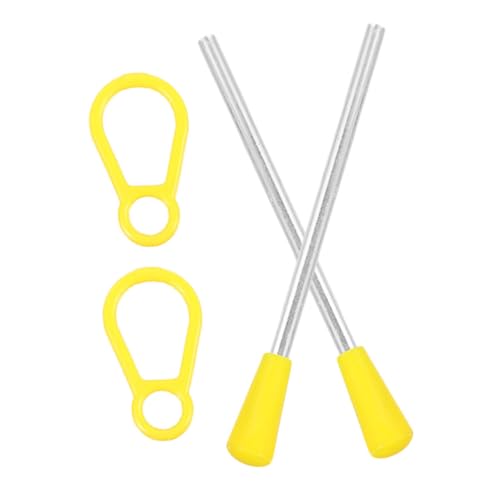 BESPORTBLE 2 Stück Teiliges Dreieck Schlagzeug mit Rutschfestem Griff Vielseitige Percussion Sticks für Klare Klänge Stabile Handhabung Geeignet für Verschiedene Musikinstrumente und von BESPORTBLE