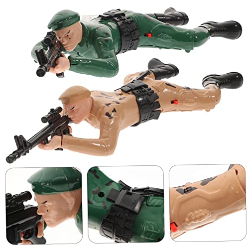 BESPORTBLE 2 Stück Teiliges Elektrisches Kriechsoldat für Motorisierte Spielfiguren in Grün und Gelb Fördert und Auditive Wahrnehmung für Interaktives Eltern Junge Mädchen Spiel BESPORTBLE 2 Stück Teiliges Elektrisches Kriechsoldat für Motorisierte Spielfiguren in Grün und Gelb Fördert und Auditive Wahrnehmung für Interaktives Eltern Junge Mädchen Spiel von BESPORTBLE