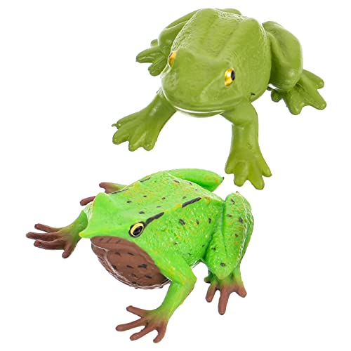 BESPORTBLE 2 Stück Teiliges Frosch Modell Realistisch Frochteich Dekoration Figuren für und Aquarium Deko BESPORTBLE 2 Stück Teiliges Frosch Modell Realistisch Frochteich Dekoration Figuren für und Aquarium Deko von BESPORTBLE