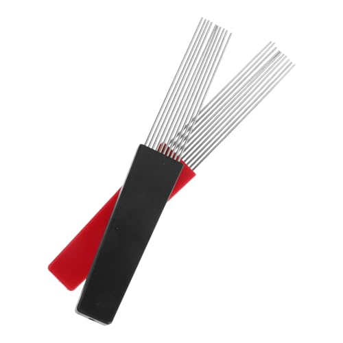 BESPORTBLE 2 Stück Teiliges Guiro Schaber mit Ergonomischem Griff Vielseitiges Percussion Zubehör für Erwachsene Komfortabler Latin Percussion Sound Scraper für Orff Instrumente und von BESPORTBLE