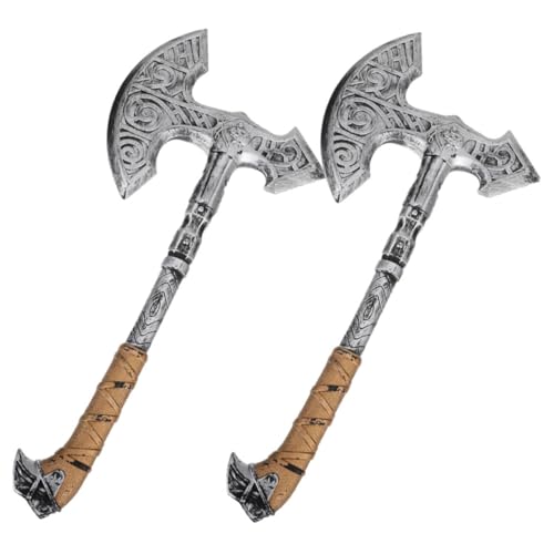 BESPORTBLE 2 Stück Teiliges Halloween Axt Deko aus Realistische und Robuste Requisite für Halloween Partys Cosplay und Grusel Events Langlebig und Handlich für Kostüm und Bühnenauftritte von BESPORTBLE