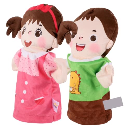 BESPORTBLE 2 Stück Teiliges Handpuppen Kreative Figuren Interaktives Lernspielzeug Für Jungen und Mädchen Realistische Handpuppen Für Rollenspiele und Fantasieentwicklung BESPORTBLE 2 Stück Teiliges Handpuppen Kreative Figuren Interaktives Lernspielzeug Für Jungen und Mädchen Realistische Handpuppen Für Rollenspiele und Fantasieentwicklung von BESPORTBLE