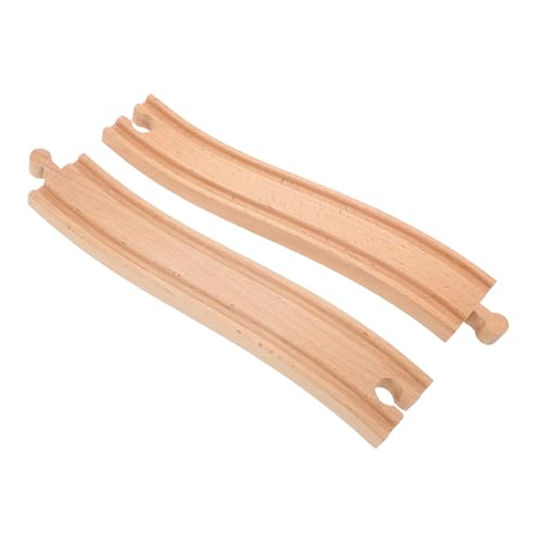 BESPORTBLE 2 Stück Teiliges Holzschienen Set für Vielseitige Holzeisenbahn Zubehörteile Kreativität und Fähigkeiten Sicher und Glatt für Stundenlangen Spielspaß BESPORTBLE 2 Stück Teiliges Holzschienen Set für Vielseitige Holzeisenbahn Zubehörteile Kreativität und Fähigkeiten Sicher und Glatt für Stundenlangen Spielspaß von BESPORTBLE