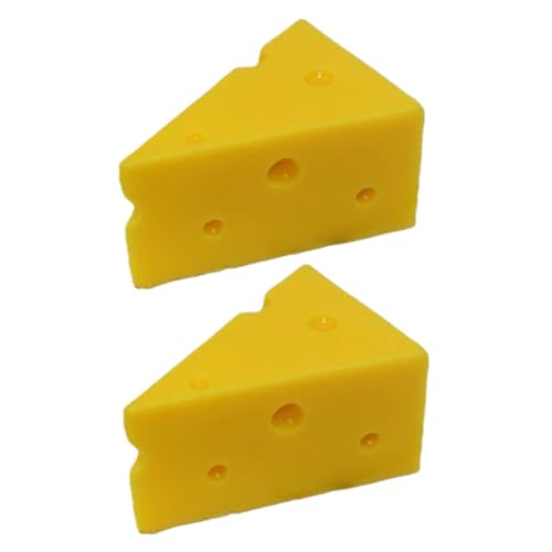 BESPORTBLE 2 Stück Teiliges Kleines Künstliches Käsemodell Realistische Dekoration Fotorequisite Langlebig für Heimdeko Dessertvitrine Hochzeitsfeier und DIY Landschaftsbau BESPORTBLE 2 Stück Teiliges Kleines Künstliches Käsemodell Realistische Dekoration Fotorequisite Langlebig für Heimdeko Dessertvitrine Hochzeitsfeier und DIY Landschaftsbau von BESPORTBLE