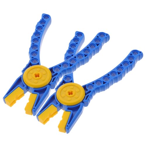 BESPORTBLE 2 Stück Teiliges Klemmbaustein Entferner Multifunktionale Zange mit Rutschfestem Griff Ergonomisches Werkzeug zum Einfachen Zerlegen von Bausteinen für Erwachsene Blau von BESPORTBLE