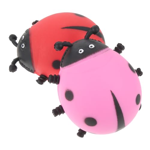 BESPORTBLE 2 Stück Teiliges Ladybug Decompression Squeeze Weiches Stressabbauendes Simulation Insekt für Erwachsene und Sensorisches Entspannungs Druckabbau Tool von BESPORTBLE