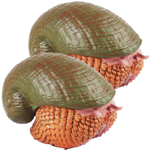 BESPORTBLE 2 Stück Teiliges Meerestiere Figuren Realistische Schneckenmodelle aus Hochwertigem Kunststoff Pädagogisches Lernspielzeug für Leichte und Praktische Dekoration für Garten Balkon BESPORTBLE 2 Stück Teiliges Meerestiere Figuren Realistische Schneckenmodelle aus Hochwertigem Kunststoff Pädagogisches Lernspielzeug für Leichte und Praktische Dekoration für Garten Balkon von BESPORTBLE