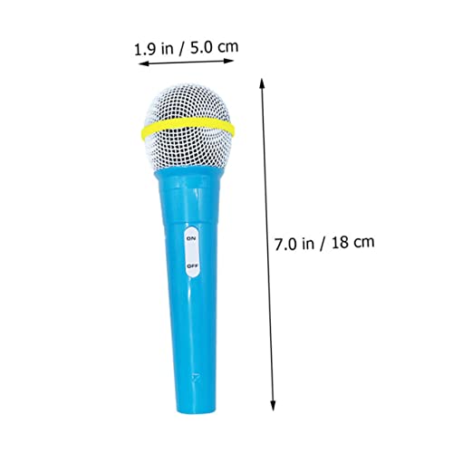 BESPORTBLE 2 Stück Teiliges Mikrofon Modell Realistische Requisiten für Bühne Party Blau Rosa Leicht Handlich für Junge Mädchen Karaoke Rollenspiel BESPORTBLE 2 Stück Teiliges Mikrofon Modell Realistische Requisiten für Bühne Party Blau Rosa Leicht Handlich für Junge Mädchen Karaoke Rollenspiel von BESPORTBLE