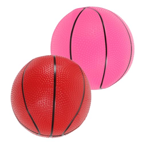 BESPORTBLE 2 Stück Teiliges Mini Basketballspielzeug für Kleinkinder Leichter Ball mit Strukturierter Oberfläche Geeignet für Indoor Fördert Eltern Junge Mädchen Beziehung Zufällige Farbe von BESPORTBLE