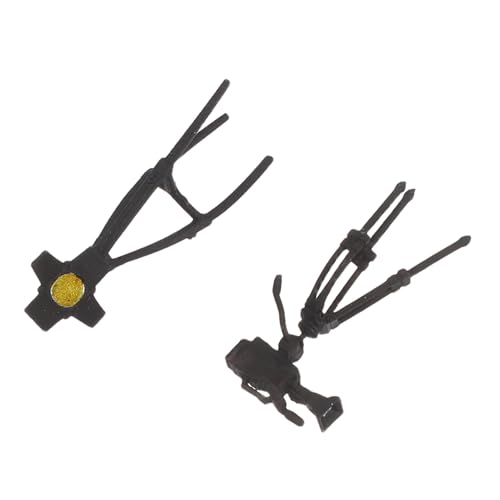 BESPORTBLE 2 Stück Teiliges Miniatur-Dollhouse Resin-kameramodell und Stativ Realistische Mikro-landschaftsdekoration Detailreiches Fotografie-zubehör für Puppenhaus und Mini-szenen von BESPORTBLE