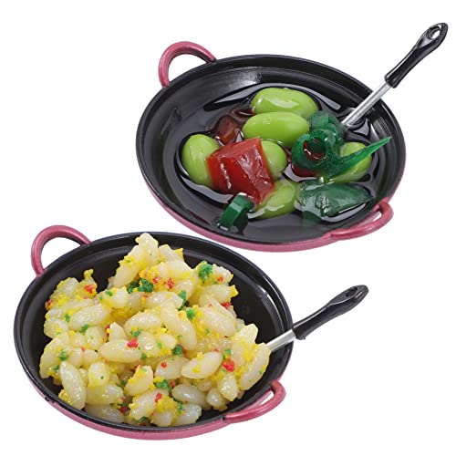 BESPORTBLE 2 Stück Teiliges Miniatur Essen Spielset Realistische Puppenhaus Lebensmittelmodelle Sichere und Glatte Oberfläche Dekoration für Kinderküche Puppenhaus und Spielwaren BESPORTBLE 2 Stück Teiliges Miniatur Essen Spielset Realistische Puppenhaus Lebensmittelmodelle Sichere und Glatte Oberfläche Dekoration für Kinderküche Puppenhaus und Spielwaren von BESPORTBLE