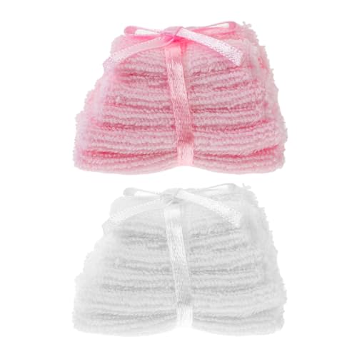 BESPORTBLE 2 Stück Teiliges Miniatur Mikrofaserhandtuch Set für Puppenhaus Realistische Badezimmer Accessoires Strapazierfähige Kompakte Handtücher in Weiß für Puppenhaus Dekoration und BESPORTBLE 2 Stück Teiliges Miniatur Mikrofaserhandtuch Set für Puppenhaus Realistische Badezimmer Accessoires Strapazierfähige Kompakte Handtücher in Weiß für Puppenhaus Dekoration und von BESPORTBLE