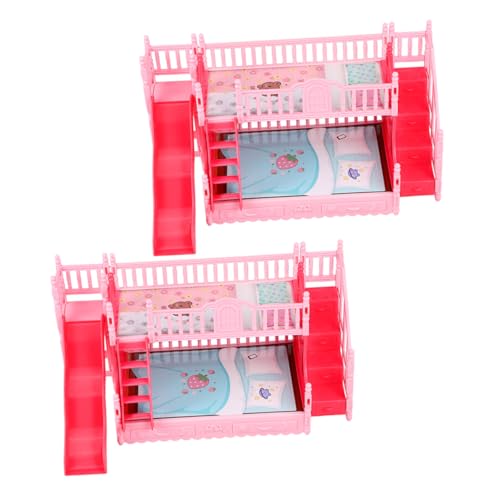 BESPORTBLE 2 Stück Teiliges Miniatur Puppenhaus-etagenbett Kompatibel Leichtes Platzsparendes Kinderzimmer Möbelspielzeug für Kreatives Rollenspiel und Dekoration BESPORTBLE 2 Stück Teiliges Miniatur Puppenhaus-etagenbett Kompatibel Leichtes Platzsparendes Kinderzimmer Möbelspielzeug für Kreatives Rollenspiel und Dekoration von BESPORTBLE