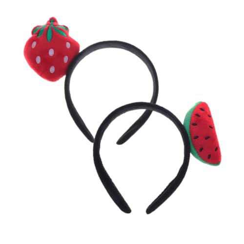 BESPORTBLE 2 Stück Teiliges Obst Stirnband Wassermelonen und Erdbeeren Motiv Lustiger Haarschmuck für Partys Junggesellenabschiede und Sommerfeste Cartoon Haarreif mit Komfortablem Sitz BESPORTBLE 2 Stück Teiliges Obst Stirnband Wassermelonen und Erdbeeren Motiv Lustiger Haarschmuck für Partys Junggesellenabschiede und Sommerfeste Cartoon Haarreif mit Komfortablem Sitz von BESPORTBLE