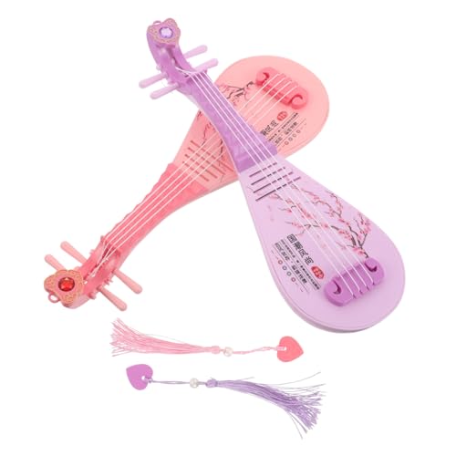 BESPORTBLE 2 Stück Teiliges Pipa Antikes Musikinstrument mit Licht Sound Effekten Frühe Musikerziehung für Junge Mädchen Montessori Lernspielzeug Handliche für Kleinkinder Spielerische von BESPORTBLE