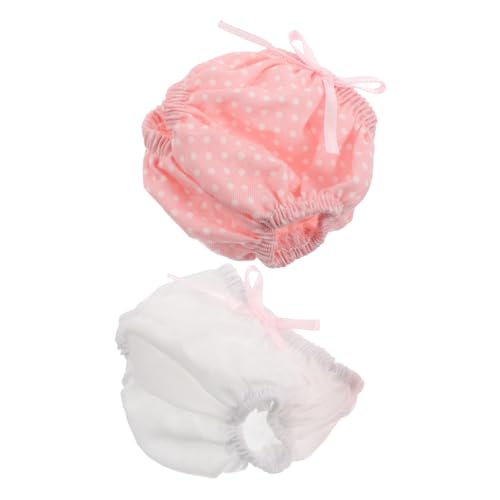 BESPORTBLE 2 Stück Teiliges Puppenunterwäsche Realistische Dreieckshorts Passende Trainingshöschen für Babypuppen Stilvolle Puppenkleidung Langlebiges Zubehör für Kinderspielzeug von BESPORTBLE