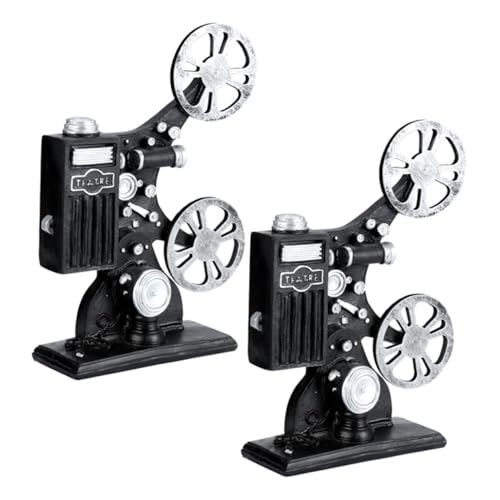 BESPORTBLE 2 Stück Teiliges Retro Filmprojektor Modell aus Harz Vintage Dekoration für Zuhause und Büro Sammelfigur im Nostalgischen Design für Puppenhäuser und Filmfan Sammlungen BESPORTBLE 2 Stück Teiliges Retro Filmprojektor Modell aus Harz Vintage Dekoration für Zuhause und Büro Sammelfigur im Nostalgischen Design für Puppenhäuser und Filmfan Sammlungen von BESPORTBLE