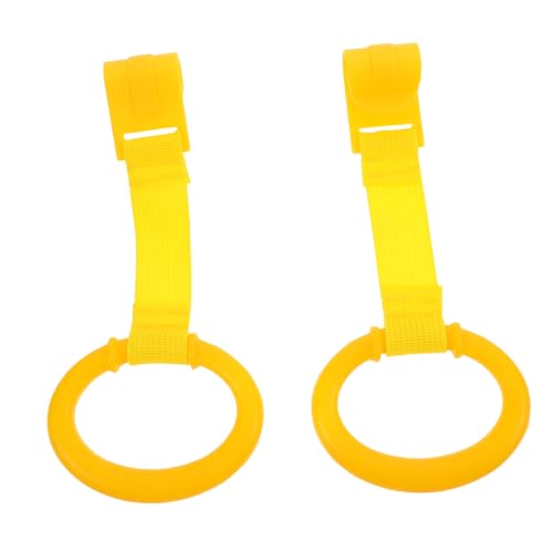 BESPORTBLE 2 Stück Teiliges Steh Ringe aus Robustem Material Sichere Krippenhängeringe zur Unterstützung Beim und Balancetraining Einfache Montage für Kleinkinder im Laufstall von BESPORTBLE