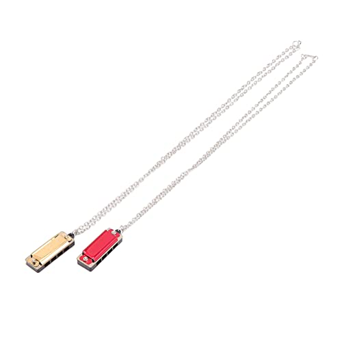 BESPORTBLE 2 Stück Teiliges Töne Mundharmonika für Doppelte Reihe Musikinstrument für Anfänger Rot Gold BESPORTBLE 2 Stück Teiliges Töne Mundharmonika für Doppelte Reihe Musikinstrument für Anfänger Rot Gold von BESPORTBLE