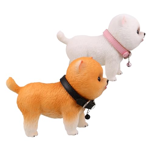 BESPORTBLE 2 Stück Teiliges Vinyl Hundeskulptur Realistische Pomeranian Welpen Figur Detailgetreues Kinderfreundliches aus Sicherem Vinyl Dekoratives Haustiermodell für Zuhause und Sammler BESPORTBLE 2 Stück Teiliges Vinyl Hundeskulptur Realistische Pomeranian Welpen Figur Detailgetreues Kinderfreundliches aus Sicherem Vinyl Dekoratives Haustiermodell für Zuhause und Sammler von BESPORTBLE