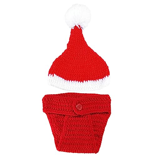BESPORTBLE 2 Stück Teiliges Weihnachts Fotokostüm Set Niedliche Strickmütze für Neugeborene Geeignet für Babyfotografie und Besondere Anlässe Sicher und für BESPORTBLE 2 Stück Teiliges Weihnachts Fotokostüm Set Niedliche Strickmütze für Neugeborene Geeignet für Babyfotografie und Besondere Anlässe Sicher und für von BESPORTBLE