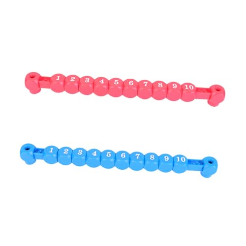 BESPORTBLE 2 Stück Tischfußball Punktezähler Kunststoff Scorekeeper für Tischfußball Spiele Langlebiger Praktischer Score Counter für Standard Kicker Tische Kompatibel mit Meisten von BESPORTBLE