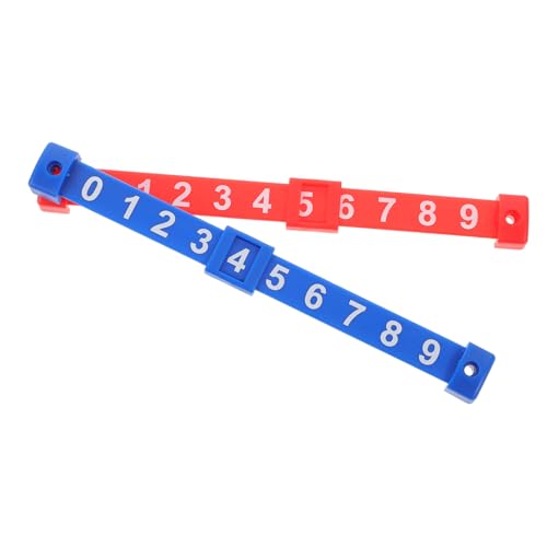 BESPORTBLE 2 Stück Tischfußball Score Counter aus Robustem Kompakter Tischfußballzähler für Desktop Games Score Marker Bars in Rot und Blau Tischspiel Zubehör zur Einfachen Punktezählung BESPORTBLE 2 Stück Tischfußball Score Counter aus Robustem Kompakter Tischfußballzähler für Desktop Games Score Marker Bars in Rot und Blau Tischspiel Zubehör zur Einfachen Punktezählung von BESPORTBLE