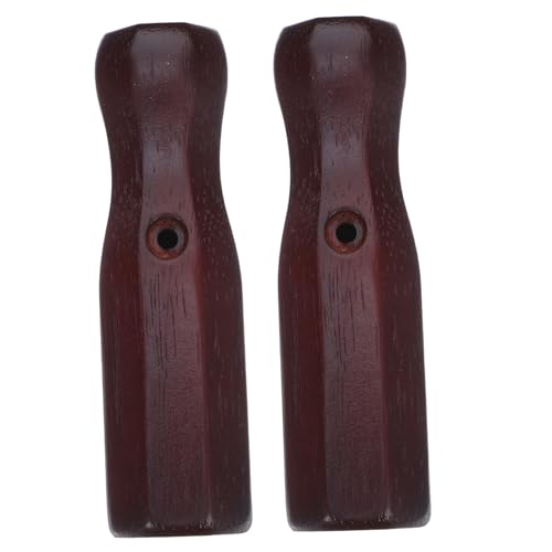 BESPORTBLE 2 Stück Tischfußballgriffe aus Robustem Holz rutschfeste Achteckige Ersatzgriffe für Tischkicker Passend für Fußballtisch Reparatur und Spielspaß zu Hause Büro Bar von BESPORTBLE