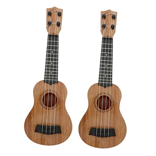 BESPORTBLE 2 Stück Ukulele Kleine Ukulele Musikinstrumente für Anfänger Farbenfrohes Lernspielzeug für Musikalische Früherziehung und Kreative Spielstunden von BESPORTBLE
