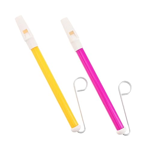 BESPORTBLE 2 Stück Verschleißfeste Slide Whistles für Bunte Kunststoff musikpfeifen rutschfeste Interessante Kinderspielzeugpfeifen zur Musikalischen und Kreativem Spiel von BESPORTBLE