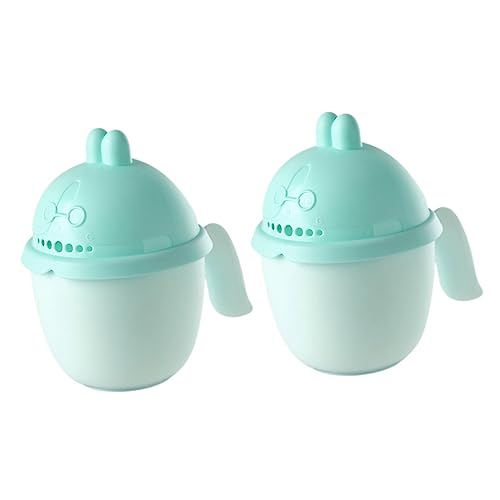 BESPORTBLE 2 Stück Waschbecher mit Cartoon Design Shampoo Becher für Neugeborene und Kleinkinder Badewannen Zubehör mit Praktischem Griff Grün BESPORTBLE 2 Stück Waschbecher mit Cartoon Design Shampoo Becher für Neugeborene und Kleinkinder Badewannen Zubehör mit Praktischem Griff Grün von BESPORTBLE