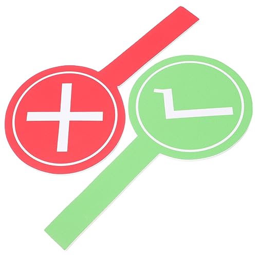 BESPORTBLE 2 Stück Wiederverwendbare Antwort Paddel für Unterricht Lehrer Klassenzimmerbedarf für Interaktion zwischen Lehrern und Schülern Abstimmungsschild für Events und Spiele BESPORTBLE 2 Stück Wiederverwendbare Antwort Paddel für Unterricht Lehrer Klassenzimmerbedarf für Interaktion zwischen Lehrern und Schülern Abstimmungsschild für Events und Spiele von BESPORTBLE