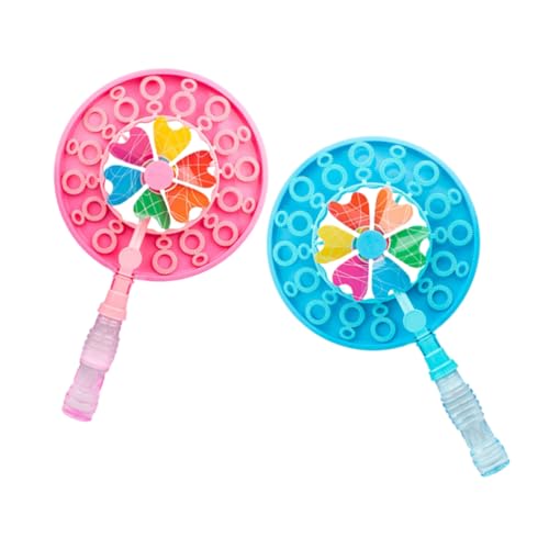 BESPORTBLE 2 Stück Windmühlen Seifenblasenmaschinen für Niedliches Cartoon Design Kleine Bubble Wands Outdoor für Sommerspaß und Gruppenaktivitäten BESPORTBLE 2 Stück Windmühlen Seifenblasenmaschinen für Niedliches Cartoon Design Kleine Bubble Wands Outdoor für Sommerspaß und Gruppenaktivitäten von BESPORTBLE