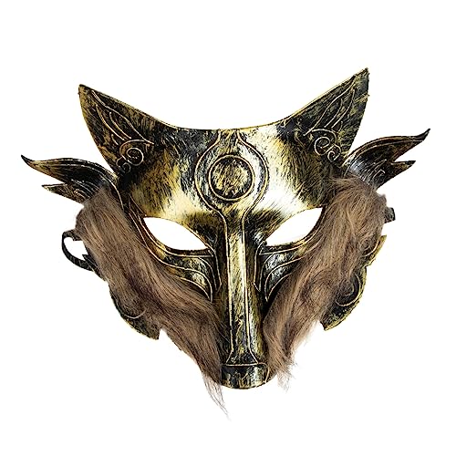 BESPORTBLE 2 Stück Wolfkopf Maske für Halloween Tierische Cosplay Requisiten für Partys aus Sicherem Material für Halloween Überraschungen und Tier Themenfeiern von BESPORTBLE