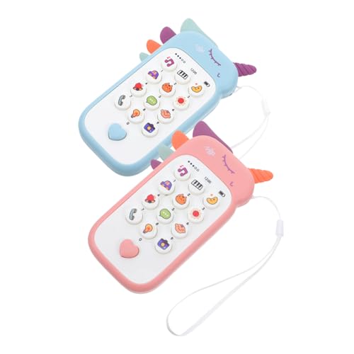 BESPORTBLE 2-teiliges Handy-Spielzeug: Interaktives Lern-Smartphone Für Babys, Kinder, Mit Musik- Und Lernfunktionen, Für Kleinkinder, Rollenspiel-Handy BESPORTBLE 2-teiliges Handy-Spielzeug: Interaktives Lern-Smartphone Für Babys, Kinder, Mit Musik- Und Lernfunktionen, Für Kleinkinder, Rollenspiel-Handy von BESPORTBLE
