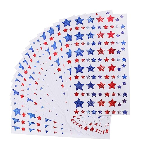 BESPORTBLE 20 Blatt Sticker Aufkleber Selbstklebende Stern Sticker Glitzer Stern Sticker Fünfzackiger Stern Sticker Glänzender Sticker Belohnungsstern Sticker Glitzer BESPORTBLE 20 Blatt Sticker Aufkleber Selbstklebende Stern Sticker Glitzer Stern Sticker Fünfzackiger Stern Sticker Glänzender Sticker Belohnungsstern Sticker Glitzer von BESPORTBLE