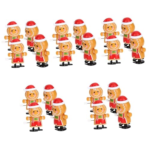 BESPORTBLE 20 Stck Teiliges Aufziehspielzeug Lebkuchenmann Weihnachtsdeko Wind Up Kleine Leichte Sichere Kreative Weihnachtsfiguren für Junge Mädchen BESPORTBLE 20 Stck Teiliges Aufziehspielzeug Lebkuchenmann Weihnachtsdeko Wind Up Kleine Leichte Sichere Kreative Weihnachtsfiguren für Junge Mädchen von BESPORTBLE