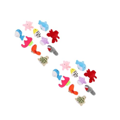 BESPORTBLE 20 Stck Teiliges Fingerpuppen Set Meerestiere aus Niedliche Handgemachte Tierfiguren mit und Beinen Pädagogisches für Erzählen von Geschichten von BESPORTBLE