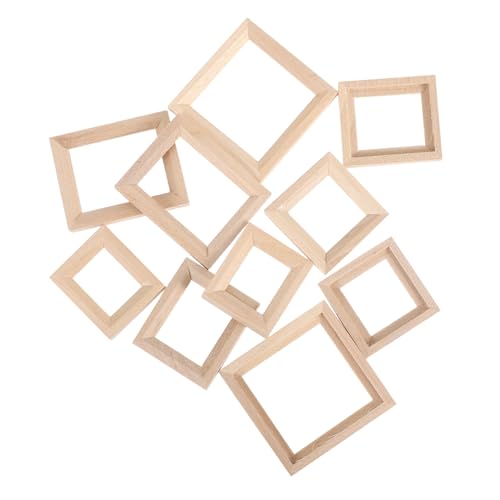 BESPORTBLE 20 Stck. Teiliges Mini Bilderrahmen aus Echtem Holz Handgefertigte Miniatur Fotorahmen für Puppenhaus Dekoration Natürliche Farben Langlebig für DIY Basteln und Kleine BESPORTBLE 20 Stck. Teiliges Mini Bilderrahmen aus Echtem Holz Handgefertigte Miniatur Fotorahmen für Puppenhaus Dekoration Natürliche Farben Langlebig für DIY Basteln und Kleine von BESPORTBLE