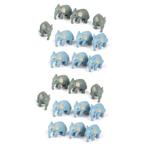 BESPORTBLE 20 Stck. Teiliges Miniatur aus Resin Bunte Micro Landschaft Deko Kleine Mini Haus Figuren Geeignet für Moosgarten und Spielzeuglandschaften Zufällige Farben von BESPORTBLE