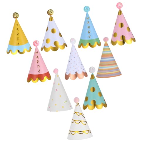 BESPORTBLE 20 Stück Bunte Partyhüte Papierkegel Hüte für Erwachsene Lustige Fotorequisiten für Geburtstagsfeiern und Dekoration BESPORTBLE 20 Stück Bunte Partyhüte Papierkegel Hüte für Erwachsene Lustige Fotorequisiten für Geburtstagsfeiern und Dekoration von BESPORTBLE