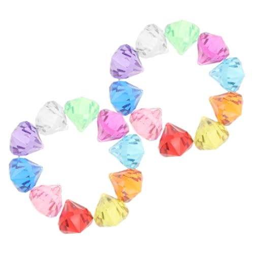 BESPORTBLE 20 Stück Bunte Set Tauchspielzeug Acryl Edelsteine für für Unterwasser Diving Spiele Zubehör für Strand und Themenfeste von BESPORTBLE